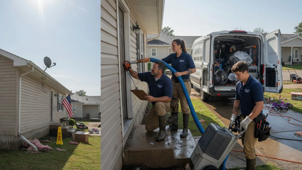 Ceiling Water Damage Restoration in Chester, IL near me